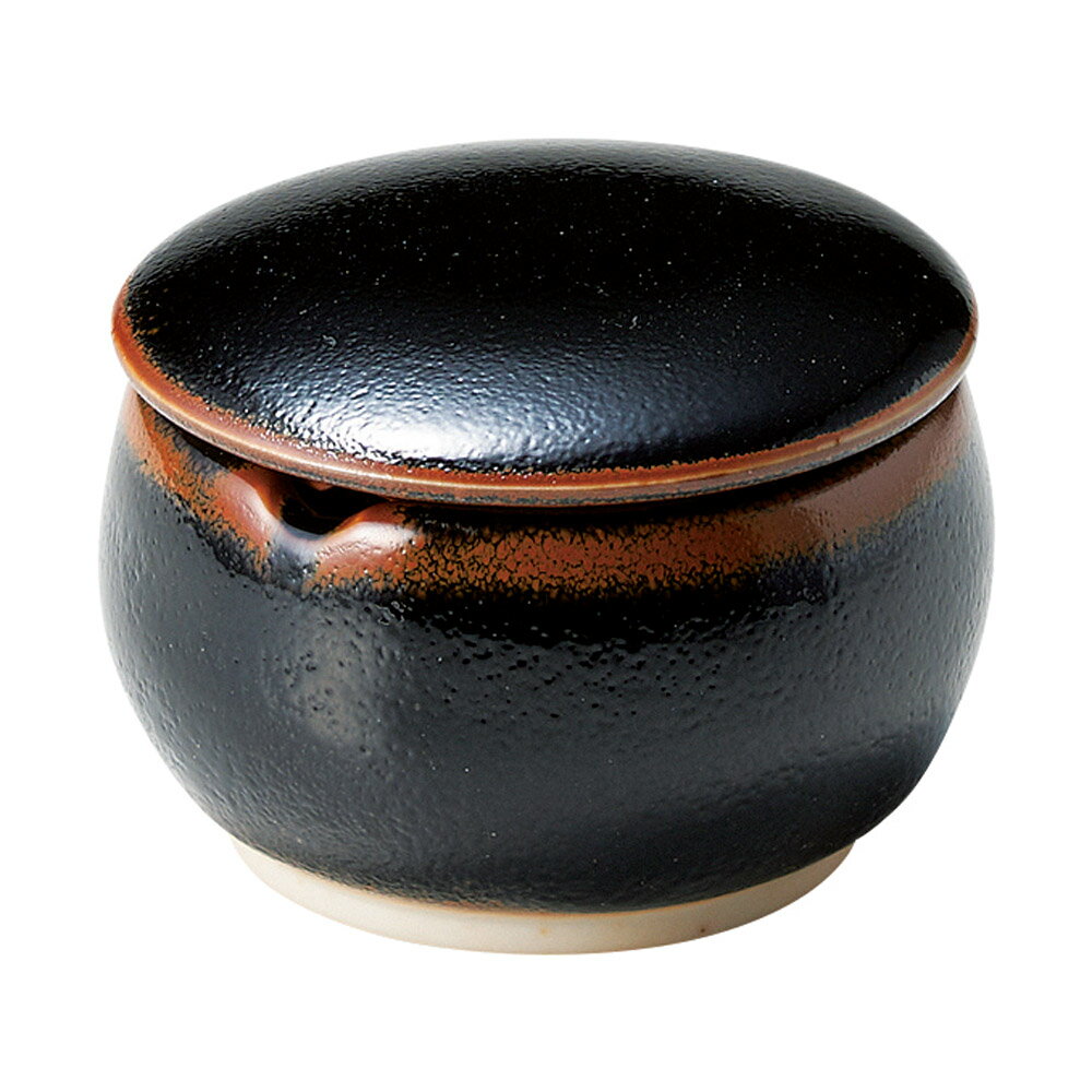 ゆず天目 カラシ入 [6.5 x 6.5 x 4.8cm 140g ] | 調味料入 | おすすめ 人気 食器 業務用 飲食店 カフェ..