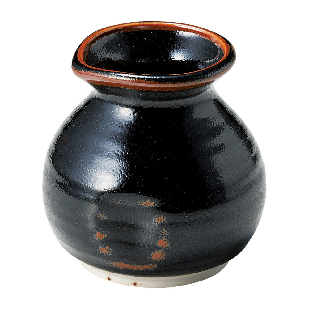 ゆず天目 そば徳利（小） [8.1 x 8.1 x 7.1cm 180cc 190g ] | 徳利 | おすすめ 人気 食器 業務用 飲食店 カフェ うつわ 器 おしゃれ かわいい お洒落 可愛い ギフト プレゼント 引き出物 内祝い 結婚祝い 誕生日 贈り物 自宅 イベント