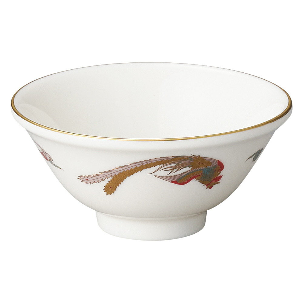ボーンチャイナ 金彩鳳凰 4 1/2スープ碗（N） [11.5 x 11.5 x 5.2cm 170g ] | 中華 スープ碗 | おすす..