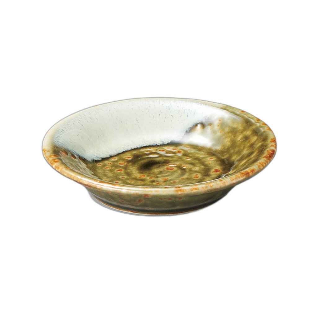 織部白流し薬味皿 [9×1.9cm] | 食器 和食器 業務用 贈答 プレゼント ギフト おしゃれ かわいい お祝い ..