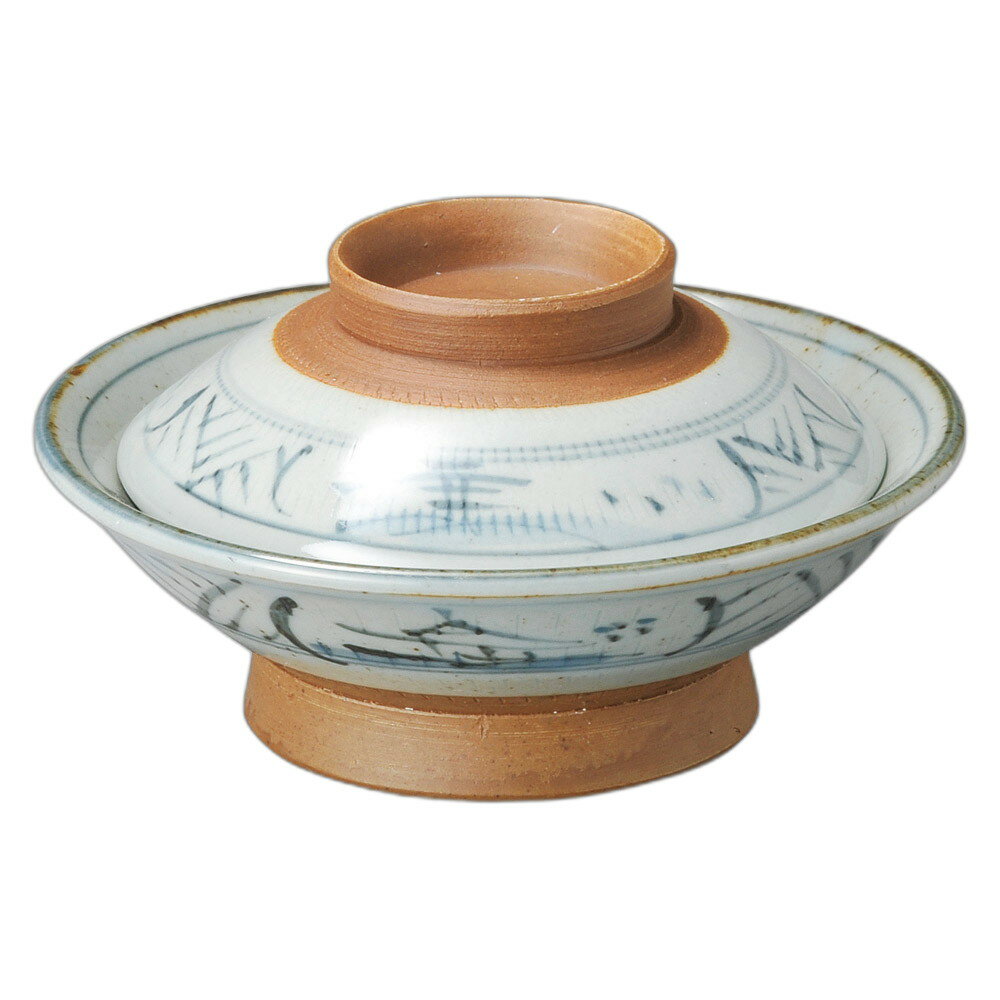 トチリ山水 蓋向 [16.5×8.5cm] | 食器 和食器 和皿 カフェ 料亭 業務用 贈答 プレゼント ギフト おしゃれ かわいい お祝い 開店 定食 セット
