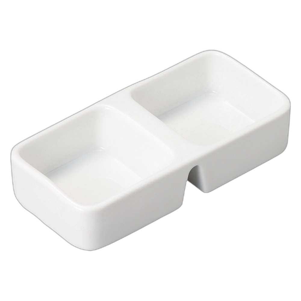 白2品皿 [14.5×7×3.3cm] | 食器 和食器 業務用 贈答 プレゼント ギフト おしゃれ かわいい お祝い 開店..