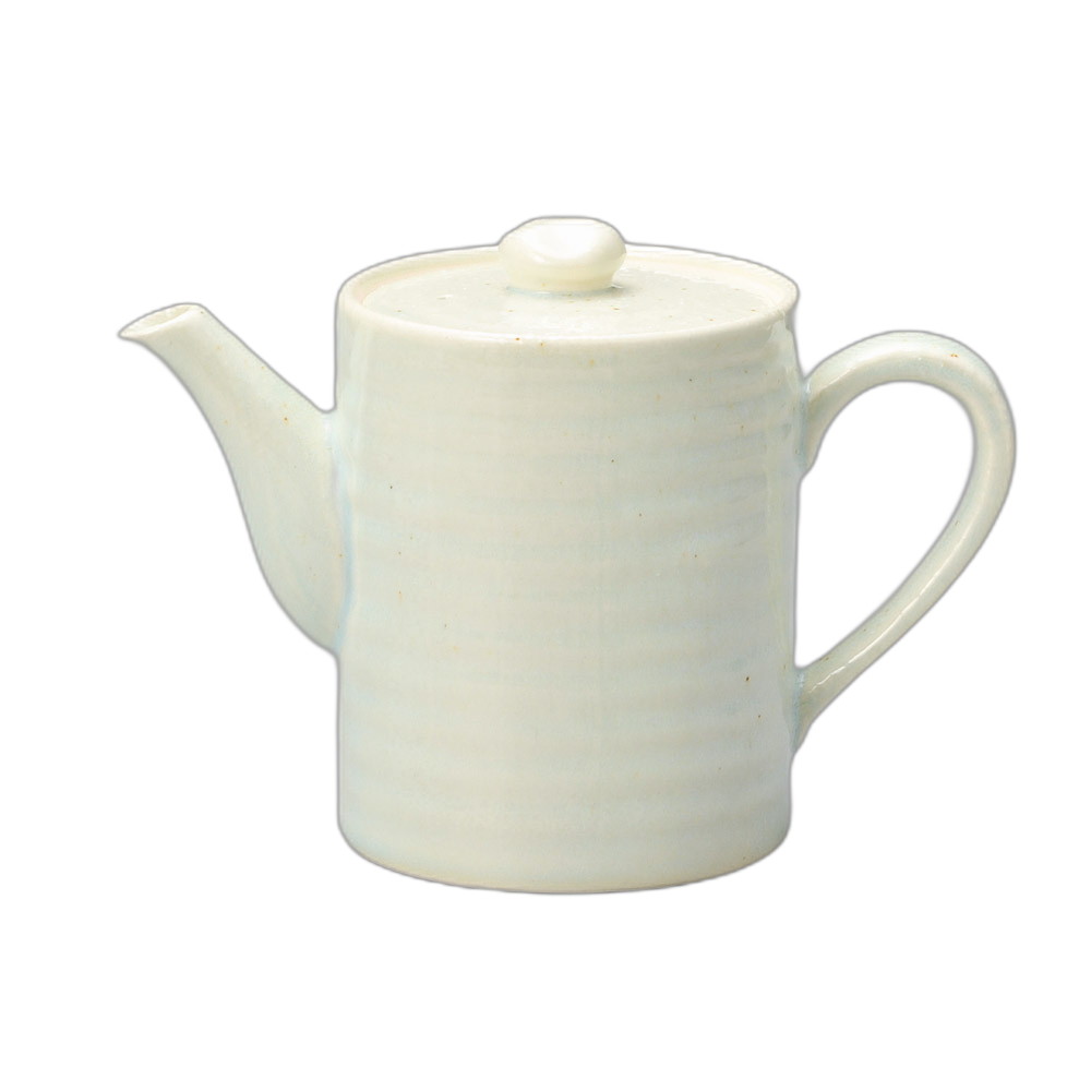 ヒワ粉引 手付大だし入 [10×14cm・810cc] | 食器 和食器 料亭 業務用 おしゃれ かわいい セット カスタ..