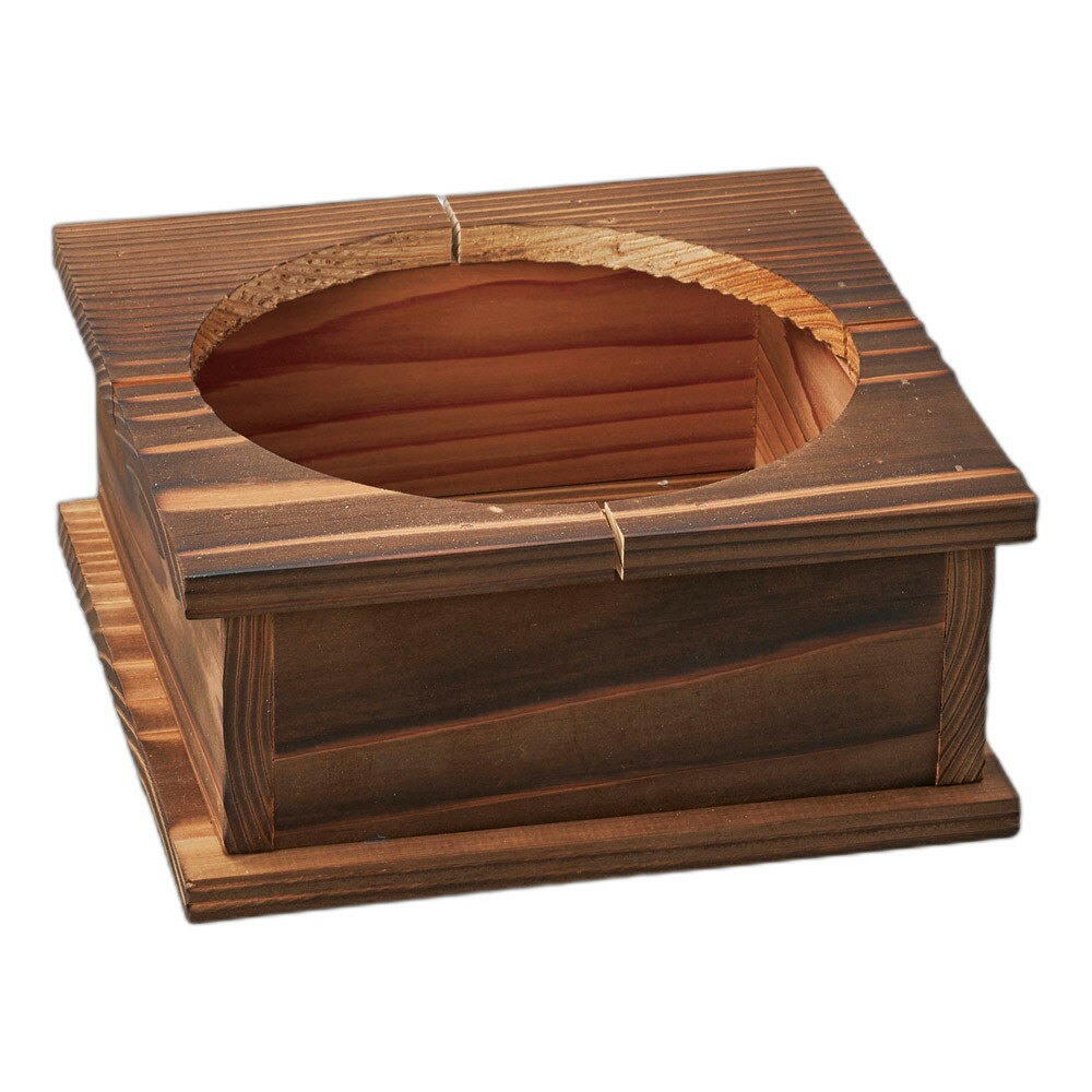 がんじょう釜台(小) [17.5×17.5×8cm] | 和食 料亭 業務用 おしゃれ 定食 セット 鍋 懐石料理 一人鍋 敷板 鍋敷き 鉄板敷き