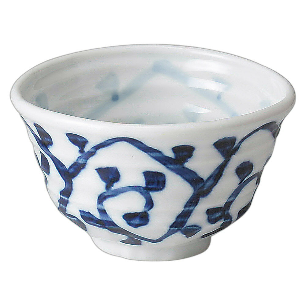 たこ唐草 変型中丼 [14.2×13.2×8.2cm] | 食器 和食器 和皿 カフェ 料亭 業務用 贈答 プレゼント ギフト おしゃれ かわいい お祝い 開店 定食 セット