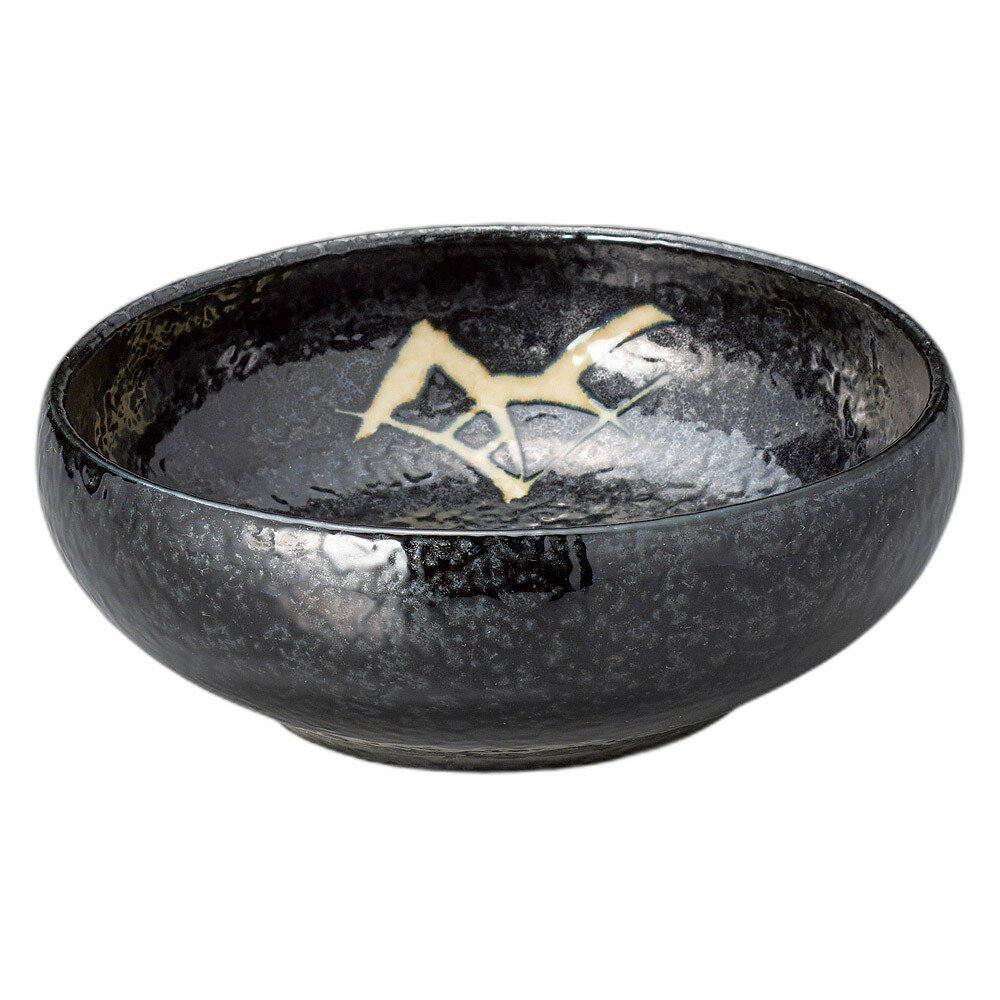 黒藍染笹 5.0サラダボール [14.7×5.7cm] | 食器 和食器 和皿 カフェ 料亭 業務用 贈答 プレゼント ギフト おしゃれ かわいい お祝い 開店 定食 セット