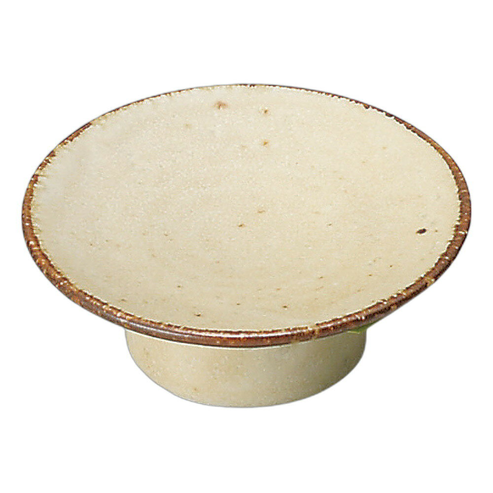 くつろぎ 粉引 8cmマカロン皿 [8×3cm] | 食器 和食器 和皿 カフェ 料亭 業務用 贈答 プレゼント ギフト おしゃれ かわいい お祝い 開店 定食 セット