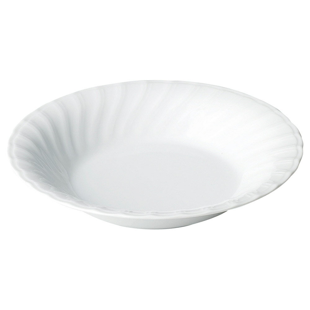 KWホワイト 9吋スープ皿 [23×4.2cm] | 器 食器 和食器 洋食器 飲食店 カフェ 和カフェ おうちカフェ 業..