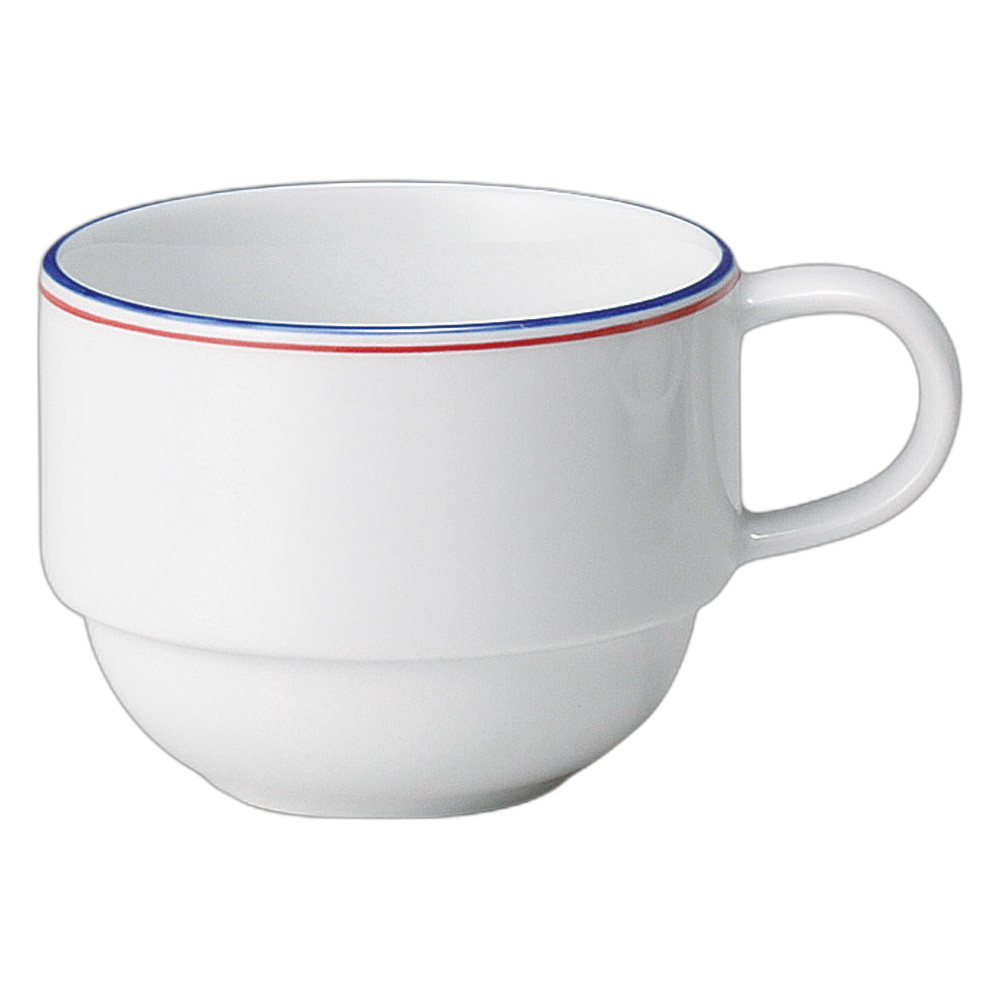 リトルフレンチ(アンダーグレーズ加工) スタックコーヒーカップ [8.4×6.7cm・220cc] | 喫茶店 業務用 カフェ 贈答 プレゼント ギフト おしゃれ かわいい かっこいい シンプル モダン お祝い 母の日 父の日 敬老の日