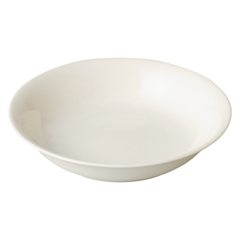 軽量強化シリカ 7.5吋クープ皿 [18.5×3.8cm] | 食器 和食器 和皿 カフェ 料亭 業務用 贈答 プレゼント ギフト おしゃれ かわいい お祝い 開店 定食 セット(3)