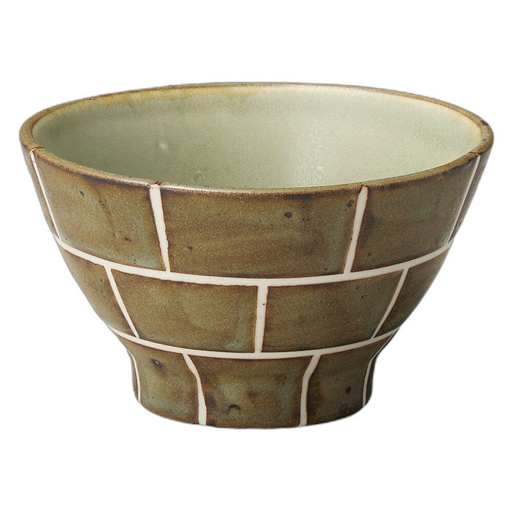 クラフトレンガ 高台茶碗 茶 [11.5×7cm] | 食器 和食器 業務用 贈答 プレゼント ギフト おしゃれ かわ..