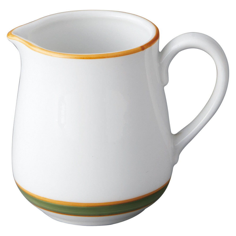 強化 オリーブライン クリーマー [5.5×6.3cm・100cc] | 喫茶店 業務用 カフェ 贈答 プレゼント ギフト ..