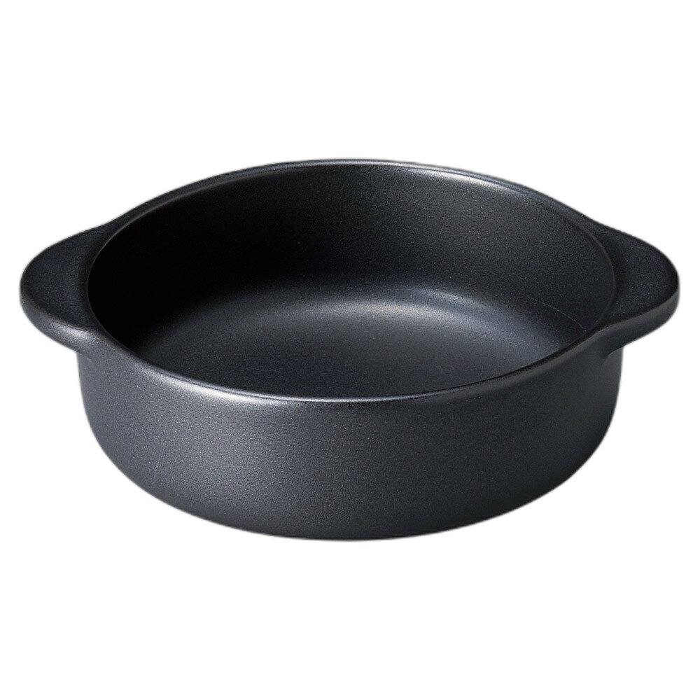 ブラックセラム 丸ドリア [17.5×15×5.2cm・600cc] | 器 食器 和食器 洋食器 飲食店 カフェ 和カフェ お..