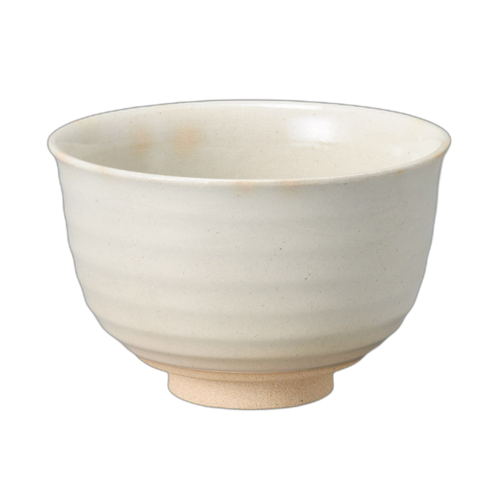 段目粉引き抹茶碗 [11.8×7.5cm] | 茶道具 茶道 裏千家 表千家 茶器 器 茶碗　抹茶茶碗 抹茶碗 お抹茶 稽古用 茶会 茶席 お点前 お土産 プレゼント ギフト 贈り物