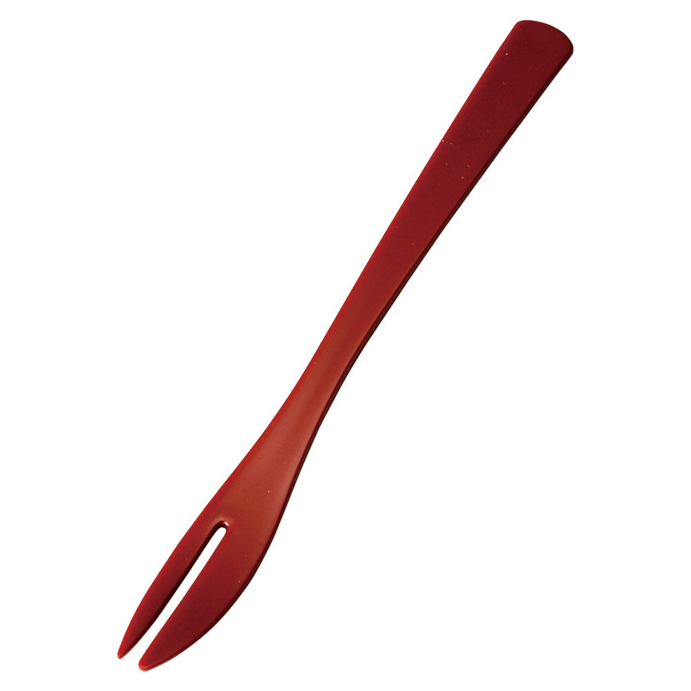 朱フォーク(小) [13×1.3×0.6cm] | 食器 カフェ 和カフェ おうちカフェ おしゃれ かわいい かっこいい ..