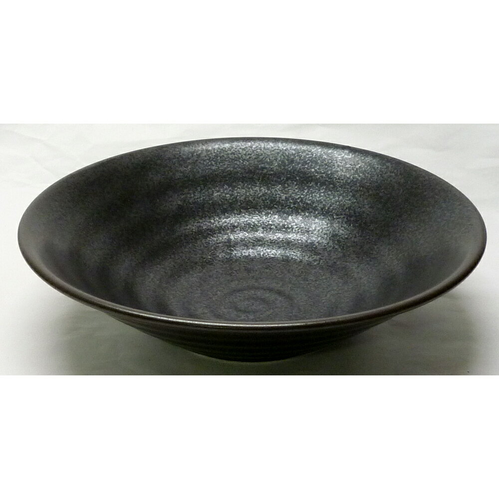 飲食店 うつわ 大皿 B W カフェ 26 4 879g 食器 B W パーティ 洋食器 業務用 7 3cm 人気 10個セット 黒リップル 26 4 8 0鉢 ビック おすすめ X プレート