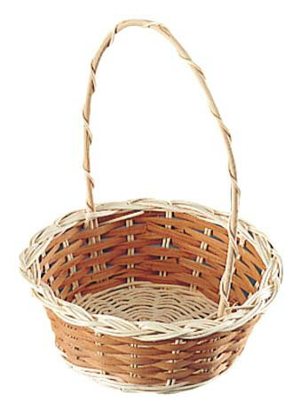 籐カゴ 丸手付 キャンディ 33−147 16−023 [170×H235mm] | ボウル バスケット かご パン 調理