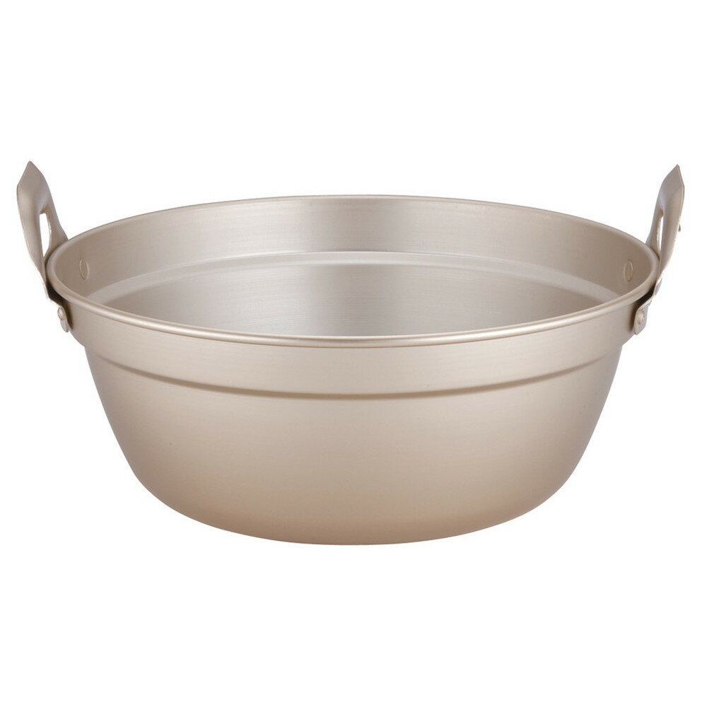 アカオ しゅう酸アルマイト 段付鍋 45cm [ 外径:468mm 深さ:185mm 22L ] [ 料理道具 ] | 厨房 食堂 和食 ホテル 飲食店 業務用