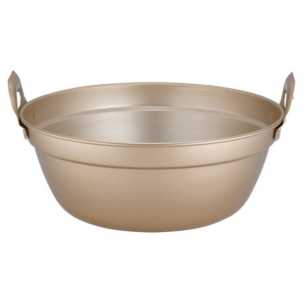 アカオ しゅう酸アルマイト 段付鍋 48cm [ 外径:498mm 深さ:200mm 28L ] [ 料理道具 ] | 厨房 食堂 和食 ホテル 飲食店 業務用