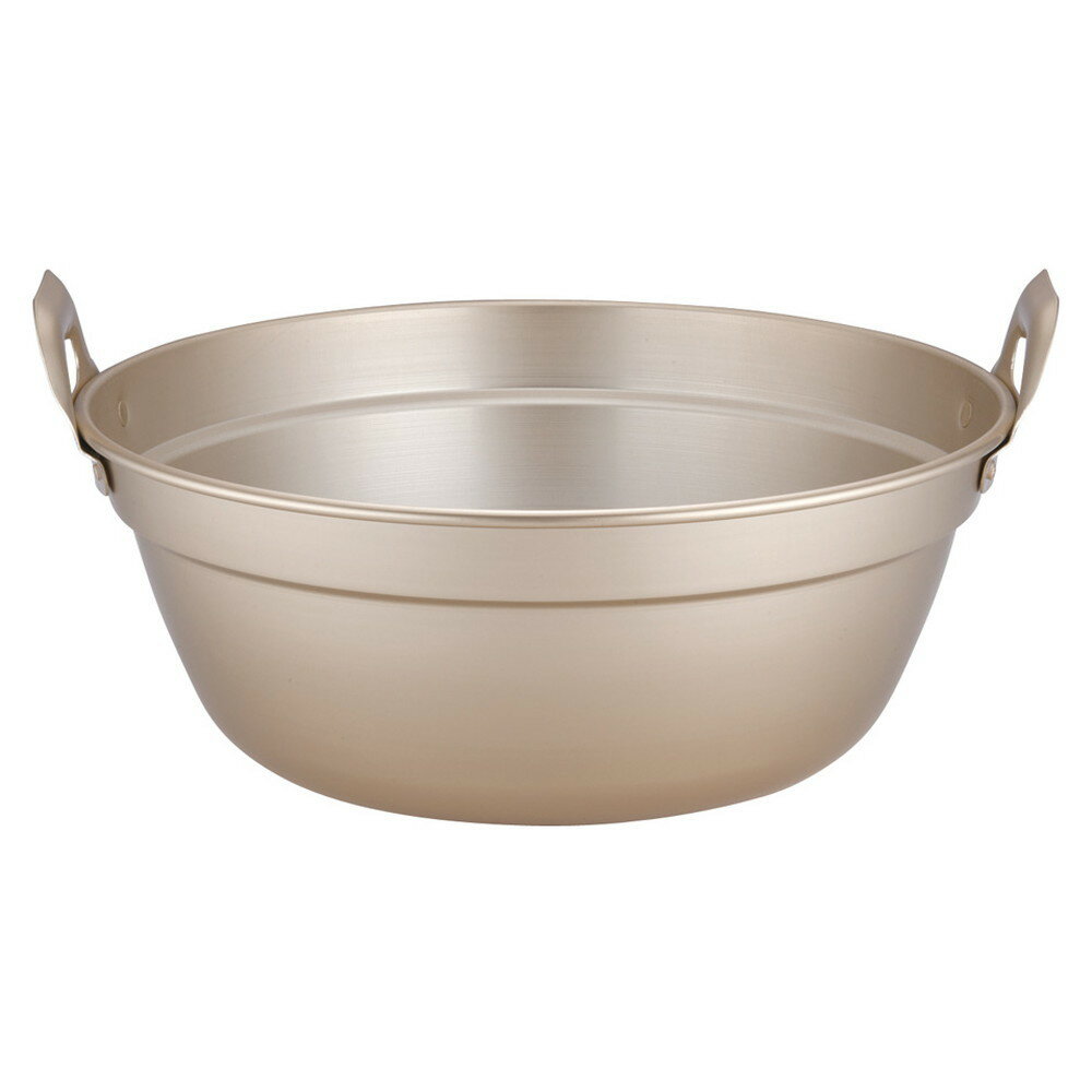 アカオ しゅう酸アルマイト 段付鍋 51cm [ 外径:528mm 深さ:210mm 32.1L ] [ 料理道具 ] | 厨房 食堂 和食 ホテル 飲食店 業務用