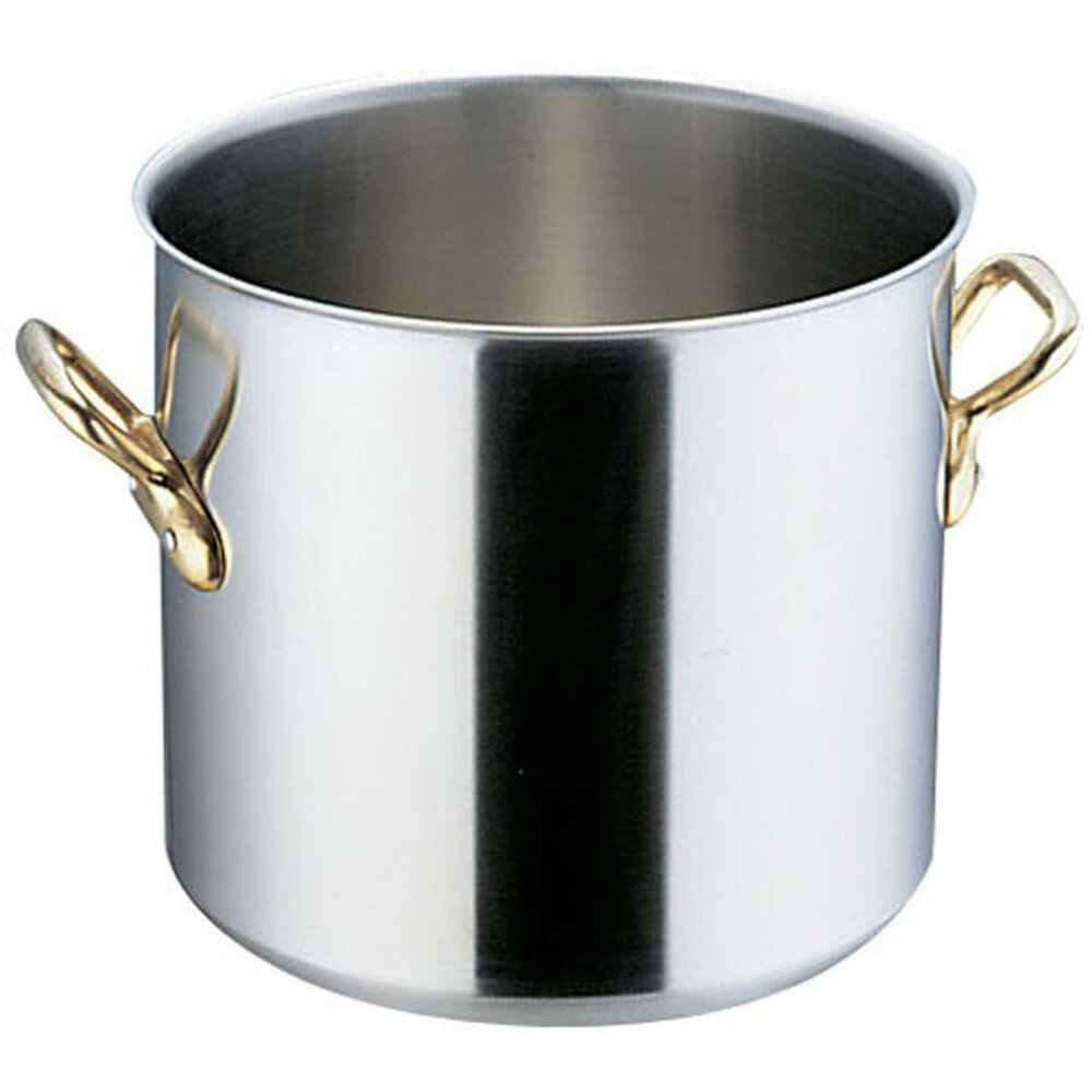 エコクリーン スーパーデンジ 寸胴鍋 (蓋無) 24cm [ 内径:251 x 深さ:230mm 底径:220mm 10.3L ] [ 料理道具 ] | 厨房 キッチン 飲食店 ホテル レストラン 業務用