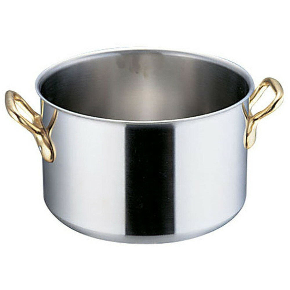 エコクリーン スーパーデンジ 半寸胴鍋 (蓋無) 39cm [ 外径:405mm 深さ:30mm 底径:355mm 260L ] [ 料理道具 ] | 厨房 キッチン 飲食店 ホテル レストラン 業務用