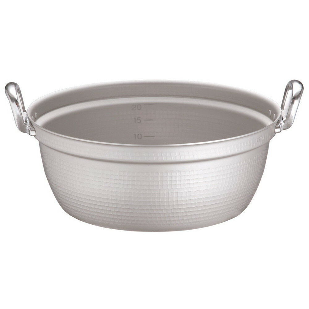 マイスター アルミ極厚円付鍋 (目盛付)48cm [ 外径:500mm 深さ:190mm 28L ] [ 料理道具 ] | 厨房 キッチン 飲食店 ホテル レストラン 業務用