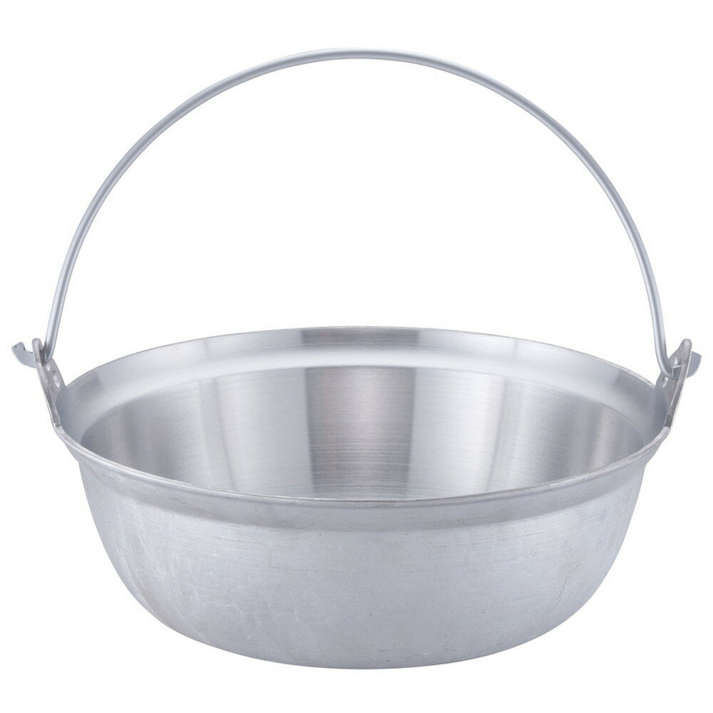アルミイモノ 吊付円付鍋 42cm [ 外径:428mm 深さ:153mm 12.5L ] [ 料理道具 ] | 厨房 食堂 和食 ホテル 飲食店 業務用