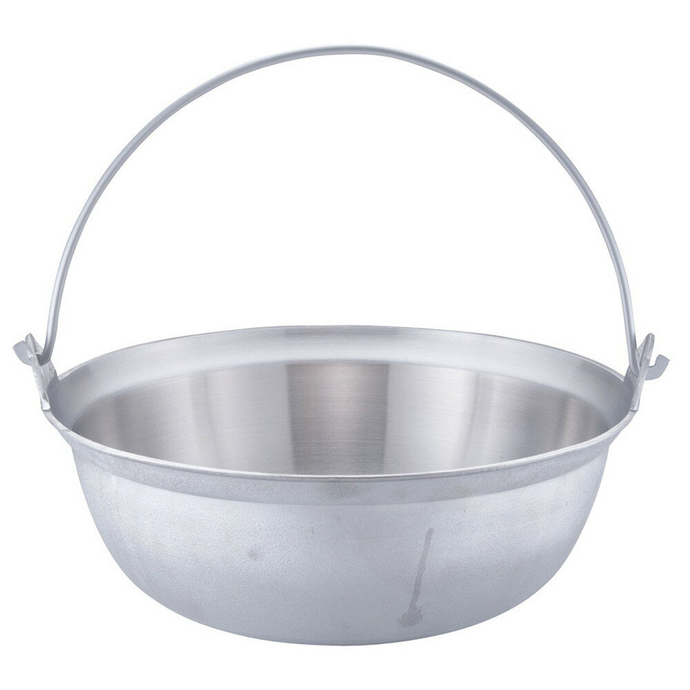 アルミイモノ 吊付円付鍋 45cm [ 外径:456mm 深さ:166mm 14L ] [ 料理道具 ] | 厨房 食堂 和食 ホテル 飲食店 業務用