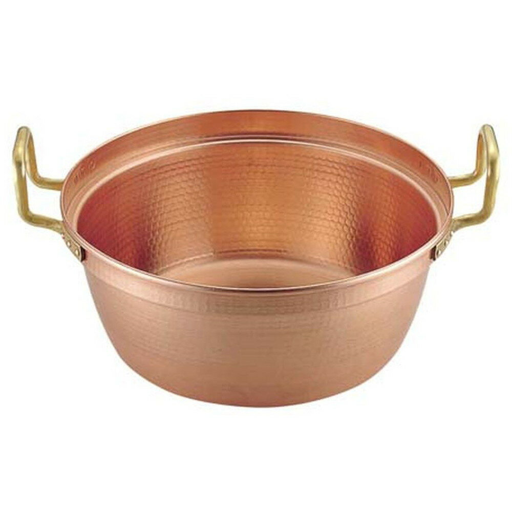 銅 円付鍋 両手(錫引きなし) 30cm [ 外径:310mm 深さ:138mm 5.5L ] [ 料理道具 ] | 厨房 食堂 和食 ホ..