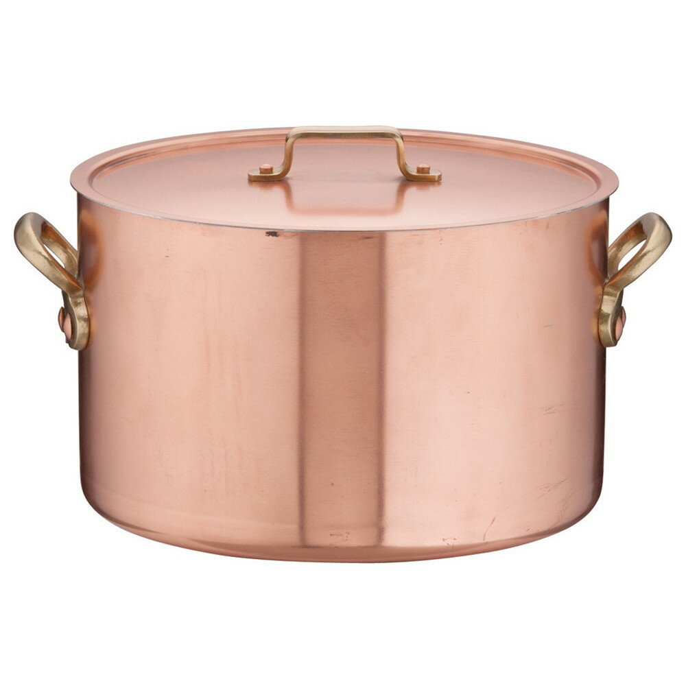 エトール銅 半寸胴鍋 30cm [ 内径:300 x 深さ:190mm 13L ] [ 料理道具 ] | 厨房 キッチン 飲食店 ホテル レストラン 業務用