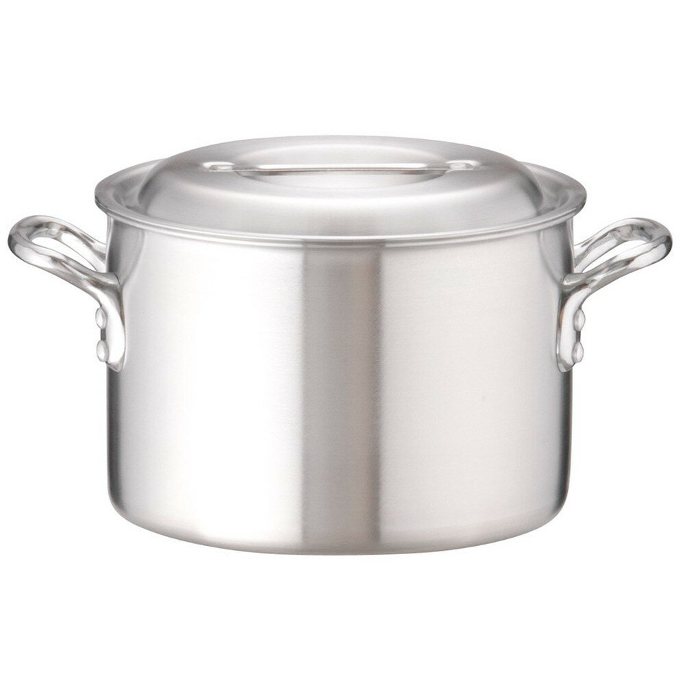 アルミDON半寸胴鍋 24cm [ 外径:256mm 深さ:170mm 7.5L ] [ 料理道具 ] | 厨房 キッチン 飲食店 ホテル レストラン 業務用