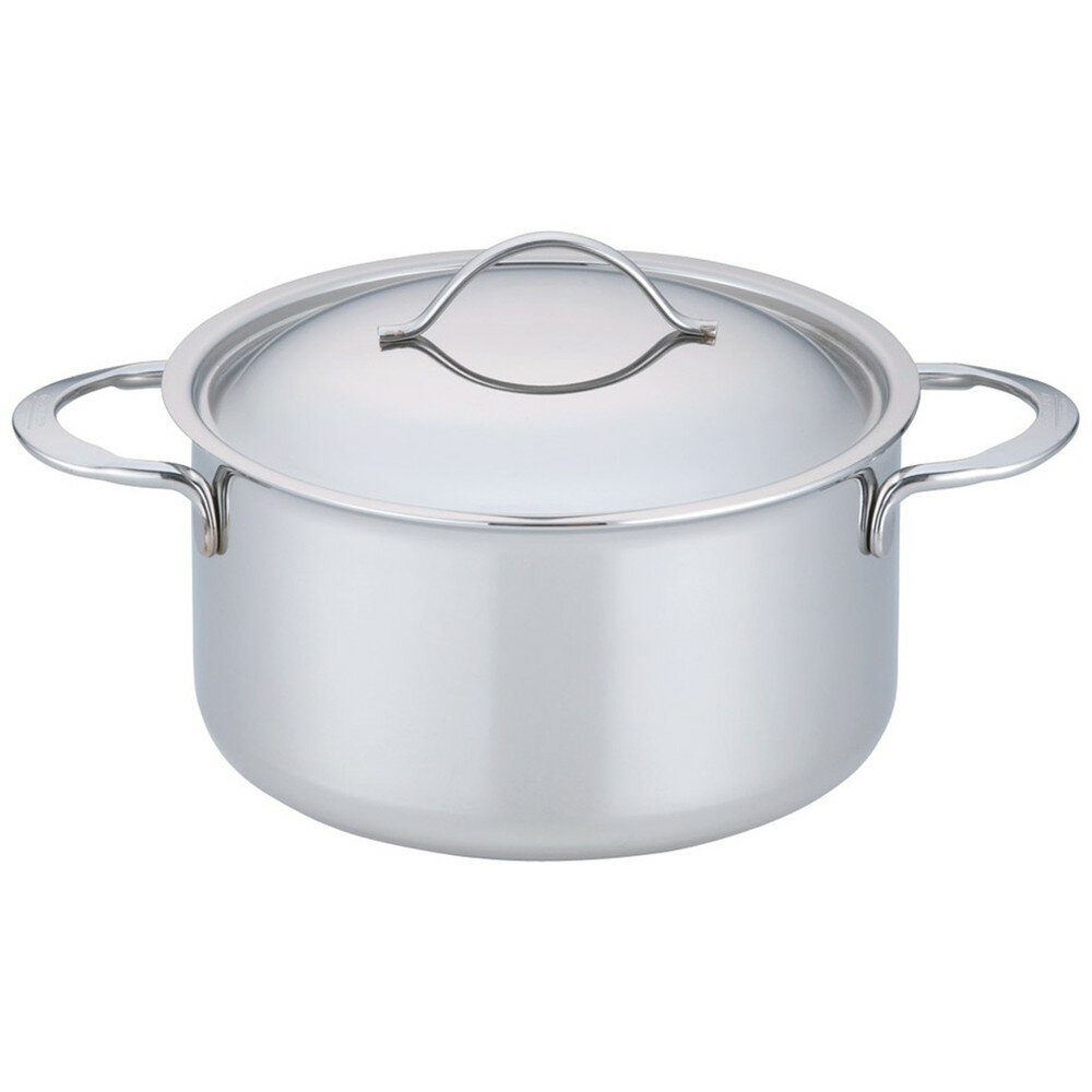 デバイヤー 18-10プライオリティ 半寸胴鍋(蓋付) 3694-20 [ 外径:215mm 深さ:110mm 底径:185mm 3.4L ] [ 料理道具 ] | 厨房 キッチン 飲食店 ホテル レストラン 業務用