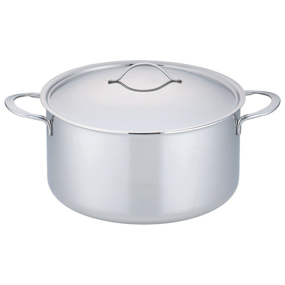 デバイヤー 18-10プライオリティ 半寸胴鍋(蓋付) 3694-28 [ 外径:295mm 深さ:150mm 底径:230mm 9.2L ] [ 料理道具 ] | 厨房 キッチン 飲食店 ホテル レストラン 業務用