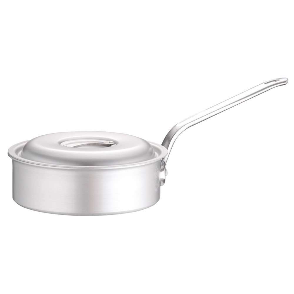 アルミ マイスター片手浅型鍋 24cm [ 外径:263mm 深さ:80mm 約3.6L ] [ 料理道具 ] | 厨房 キッチン 飲食店 ホテル レストラン 業務用