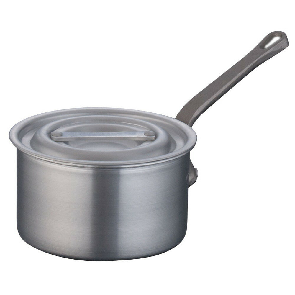 TKG アルミニウム片手深型鍋 目盛付(アルマイト加工) 15cm [ 外径:165mm 深さ:90mm 1.5L ] [ 料理道具 ] | 厨房 キッチン 飲食店 ホテル レストラン 業務用