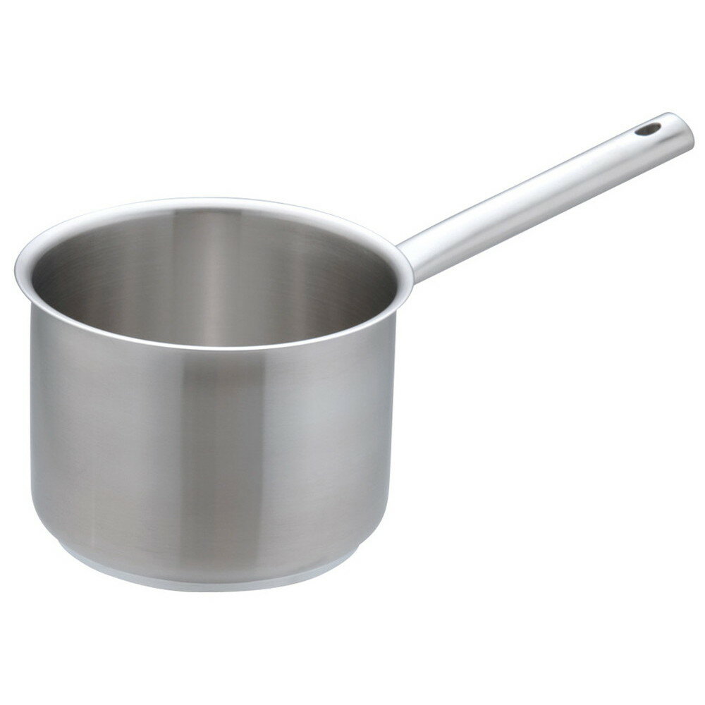 Murano(ムラノ) インダクション18-8片手深型鍋 (蓋無)16cm [ 外径:178mm 深さ:120mm 底径:143mm 2.4L ]..