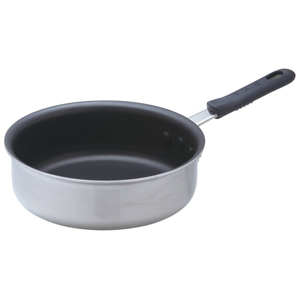 TKG IHセレクト 2層クラッド 浅型片手鍋 20cm [ 外径:220mm 深さ:70mm 2.1L ] [ 料理道具 ] | 厨房 キッチン 飲食店 ホテル レストラン 業務用