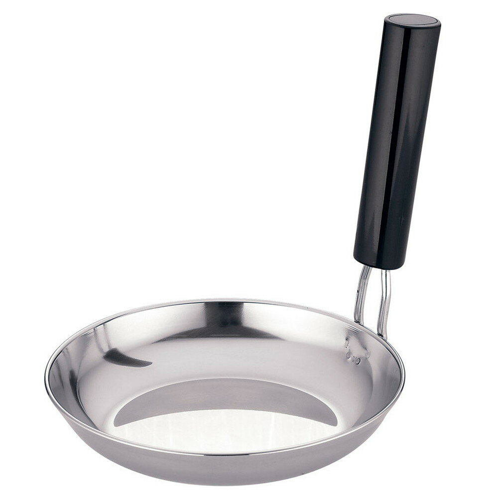 18-10PC柄 三層鋼親子鍋 縦柄 [ 内径:166 x 深さ:30mm 底径:120mm ] [ 料理道具 ] | 厨房 食堂 和食 そば屋 定食屋 飲食店 業務用