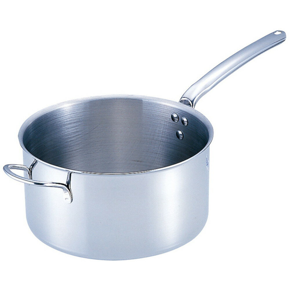 デバイヤー 18-10プライオリティ 片手深型鍋(蓋無) 3690-28 手付 [ 外径:295mm 深さ:150mm 底径:235mm 9.2L ] [ 料理道具 ] | 厨房 キッチン 飲食店 ホテル レストラン 業務用