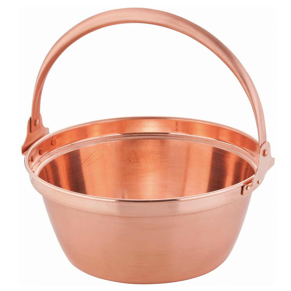 銅 山菜鍋(内側錫引きなし) 27cm [ 外径:280mm 深さ:120mm 3.8L ] [ 料理道具 ] | 厨房 食堂 和食 ホテル 飲食店 業務用