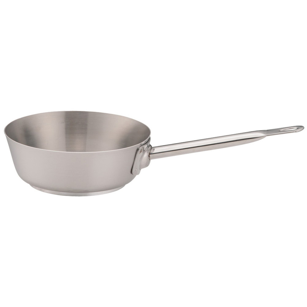 パデルノ18-10テーパーパン 1112-18 [ 外径:184mm 深さ:60mm 底径:126mm 1.2L ] [ 料理道具 ] | 厨房 キッチン 飲食店 ホテル レストラン 業務用