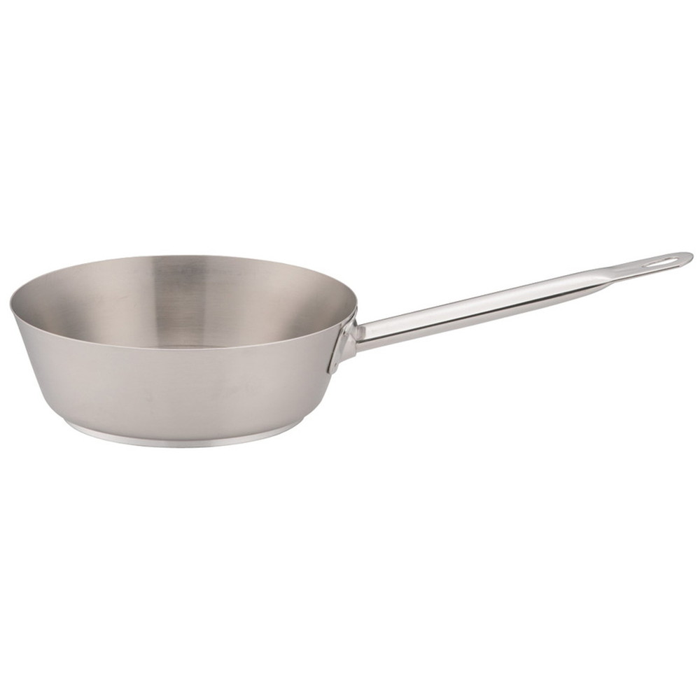 パデルノ18-10テーパーパン 1112-24 [ 外径:244mm 深さ:75mm 底径:168mm 2.7L ] [ 料理道具 ] | 厨房 キッチン 飲食店 ホテル レストラン 業務用