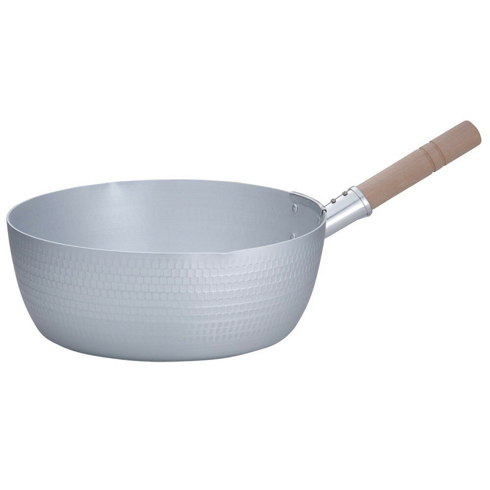 アルミ雪平鍋(両口)(アルマイト加工) 30cm [ 内径:303 x 深さ:123mm 7.6L ] [ 料理道具 ] | 厨房 食堂 和食 ホテル キッチン 飲食店 業務用