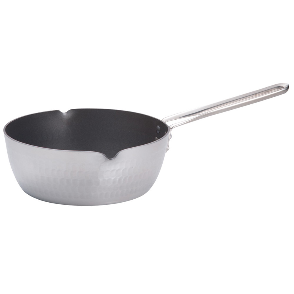 TKG共柄厚板 アルミテフロン雪平鍋 21cm [ 内径:210 x 深さ:80mm 2.2L ] [ 料理道具 ] | 厨房 食堂 和食 ホテル キッチン 飲食店 業務用