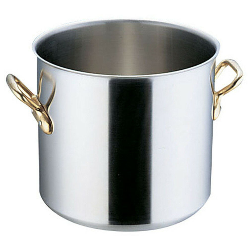 スーパーデンジ 寸胴鍋(蓋無) 33cm [ 外径:347mm 深さ:320mm 底径:290mm 26L ] [ 料理道具 ] | 厨房 キッチン 飲食店 ホテル レストラン 業務用