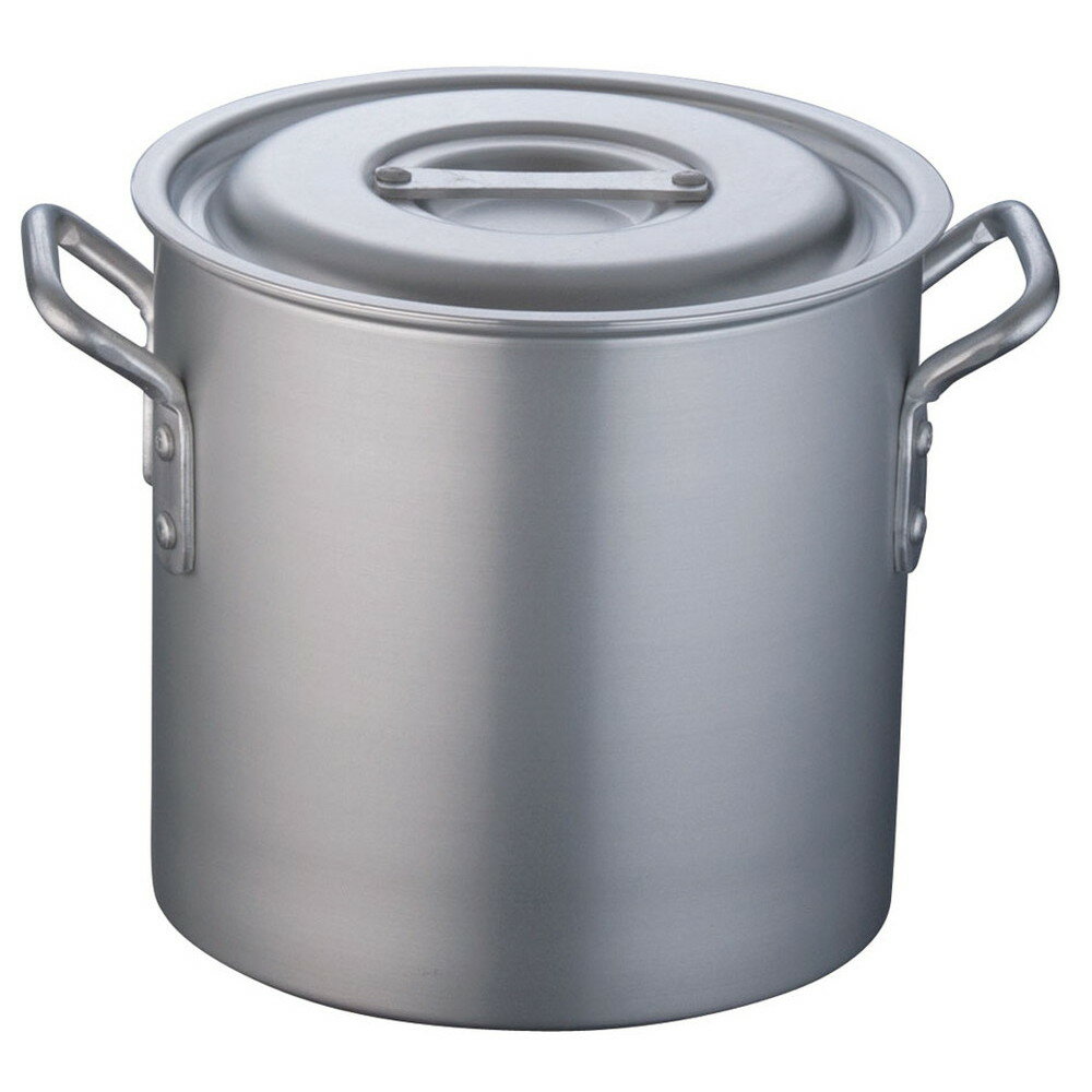 TKG 寸胴鍋 アルミニウム 目盛付(アルマイト加工) 21cm [ 外径:228mm 深さ:210mm 7.2L ] [ 料理道具 ] | 厨房 キッチン 飲食店 ホテル レストラン 業務用