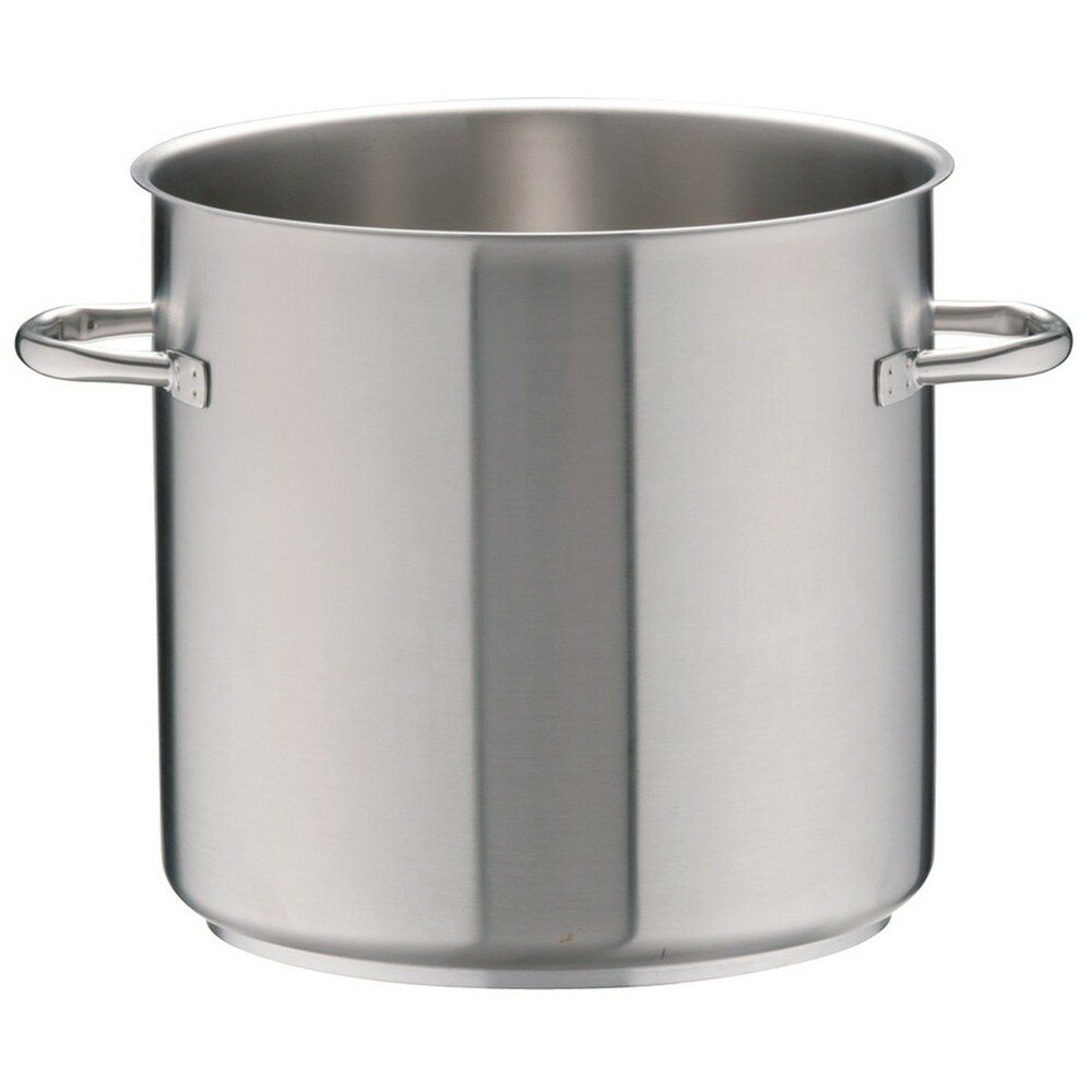 パデルノ 18-10寸胴鍋 (蓋無) 1001-28 [ 外径:298mm 深さ:280mm 底径:250mm 17L ] [ 料理道具 ] | 厨房 キッチン 飲食店 ホテル レストラン 業務用