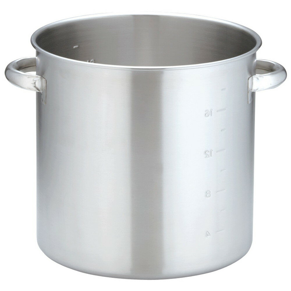 KO 19-0電磁対応寸胴鍋(蓋無) 30cm [ 外径:318mm 深さ:300mm 底径:281mm 21L ] [ 料理道具 ] | 厨房 キッチン 飲食店 ホテル レストラン 業務用