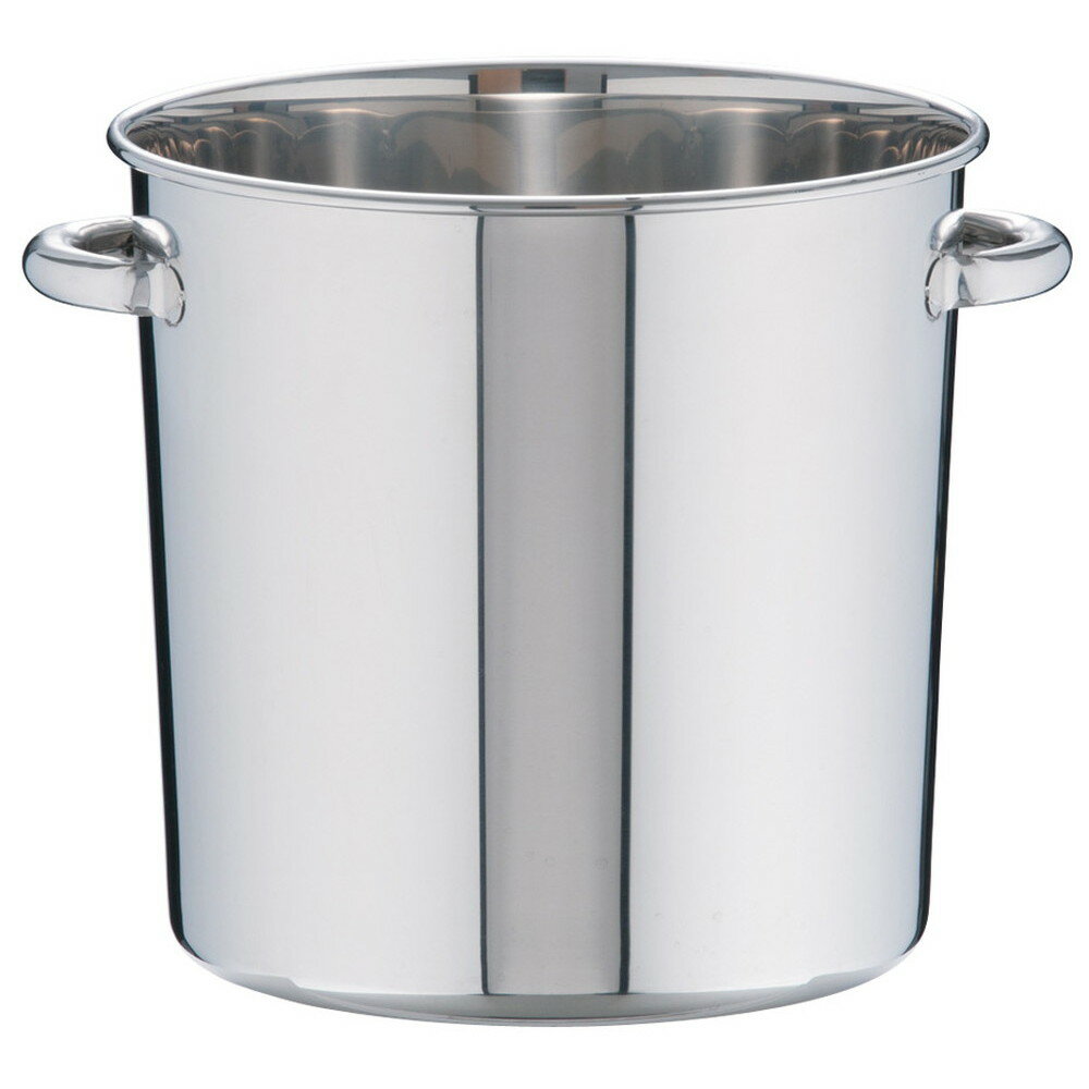 18-8テーパー付寸胴鍋(蓋無) 30cm [ 外径:(上)318 x (下)270 x H300mm 19L ] [ 料理道具 ] | 厨房 キッチン 飲食店 ホテル レストラン 業務用